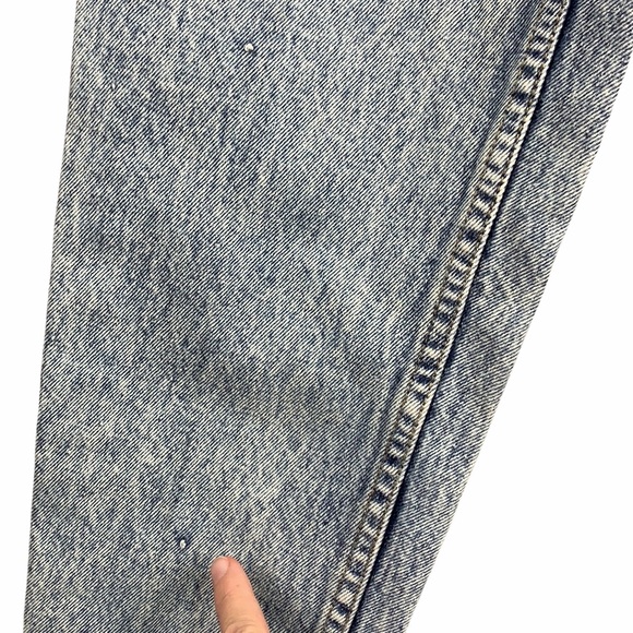 Lawman 80’s Acid Wash High Waisted Tapered Relaxed Fit Mom Jeans Vintage - Picture 8 of 10